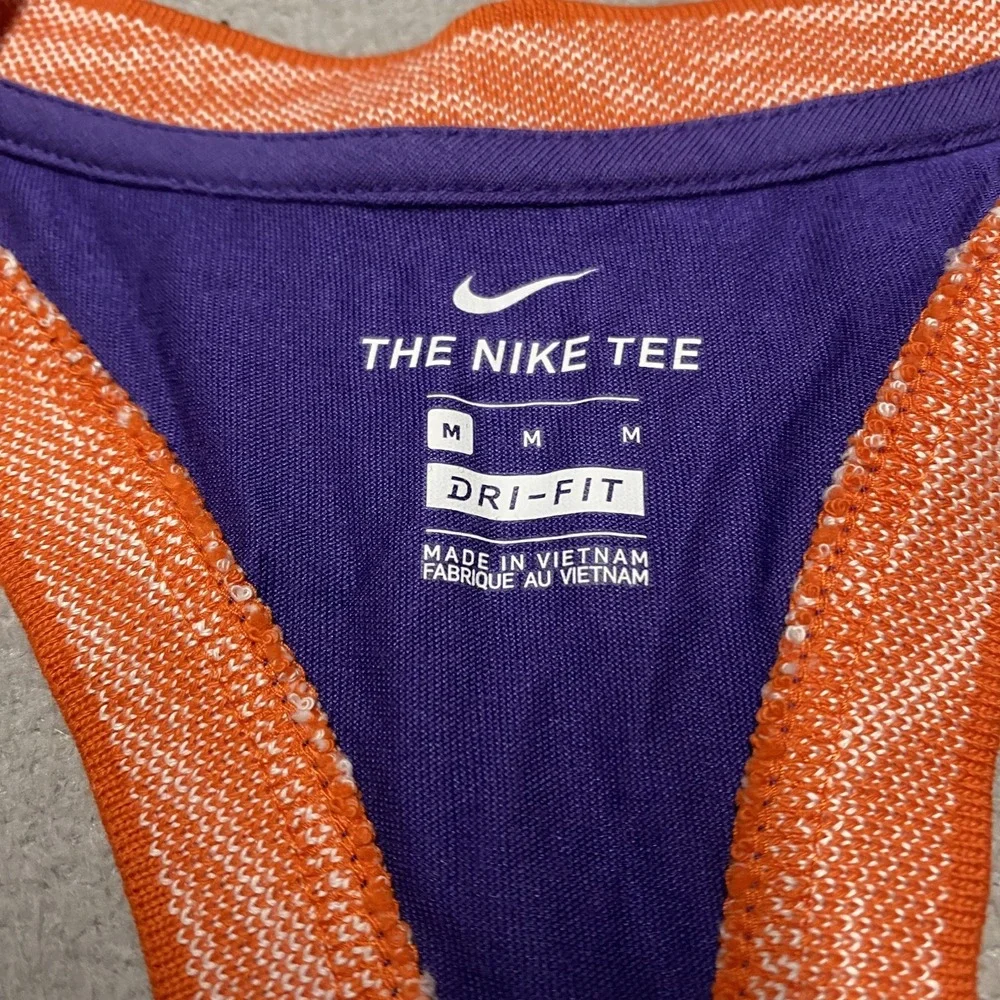 Nike‎ Clemson Tigers Team Issue Tank Top Womens Medium Racerback Athletic NEW